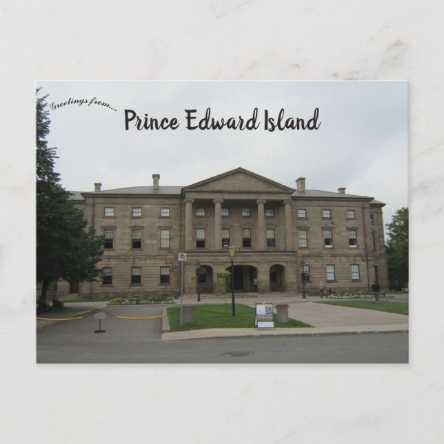 Province House Prince Edward Island Canada Postcard (Front)