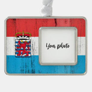 Province Luxembourg Silver Plated Framed Ornament