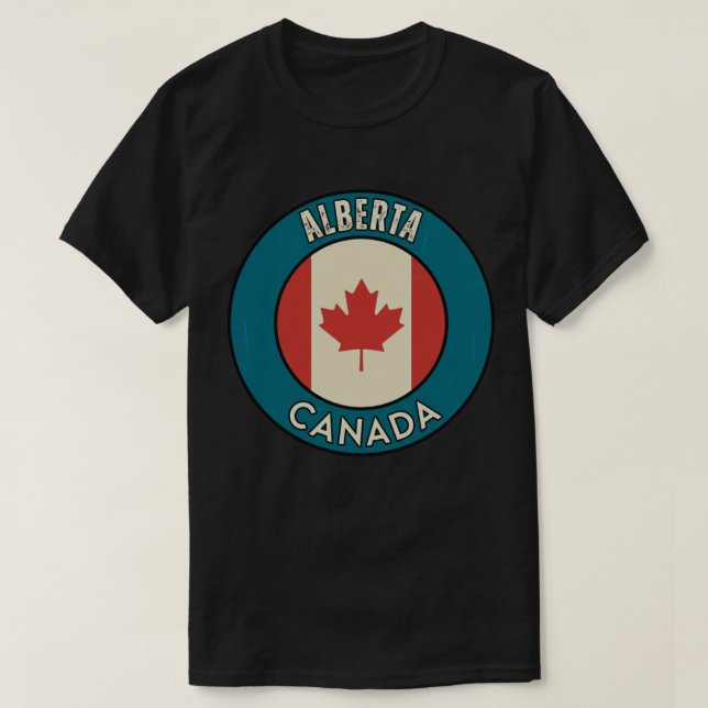 Province of Alberta Canada T-Shirt (Design Front)