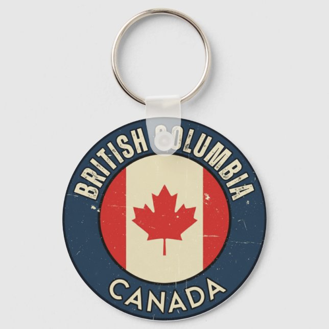 Province of British Columbia Canada Key Ring (Front)