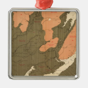 Province of Nova Scotia Island of Cape Breton 11 Metal Tree Decoration