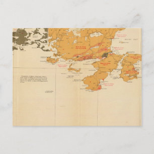 Province of Nova Scotia Island of Cape Breton 6 Postcard