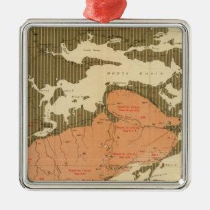 Province of Nova Scotia Island of Cape Breton 8 Metal Tree Decoration