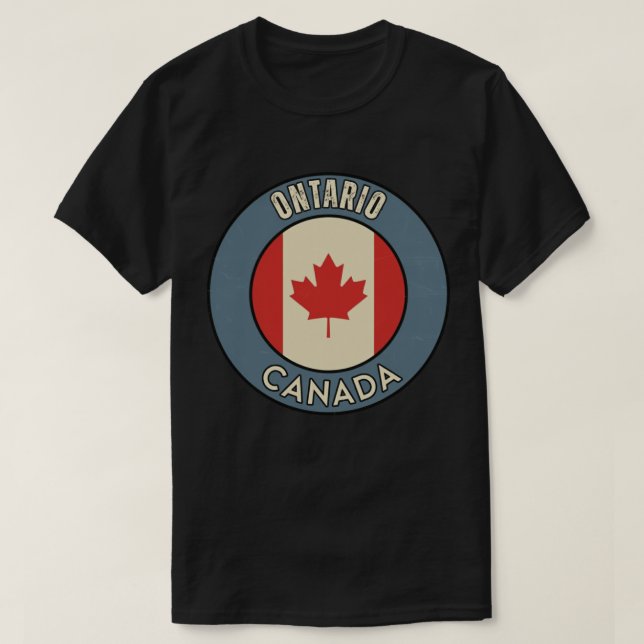 Province of Ontario Canada T-Shirt (Design Front)