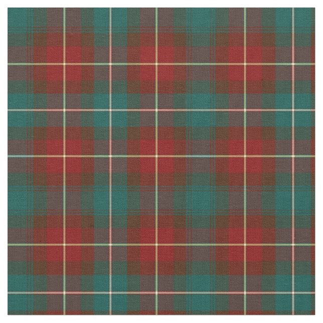 Province of Prince Edward Island Canada Tartan Fabric (Close Up)