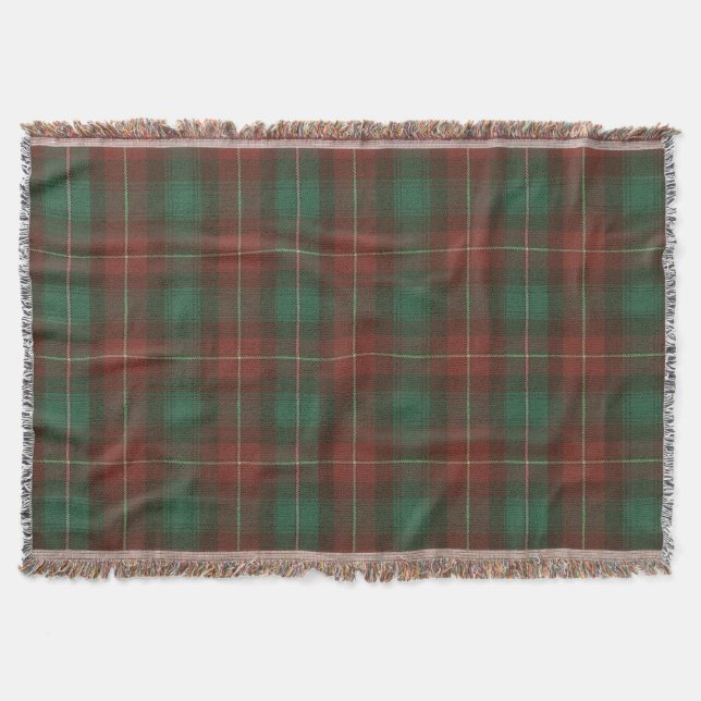 Province of Prince Edward Island Original Tartan Throw Blanket (Front)