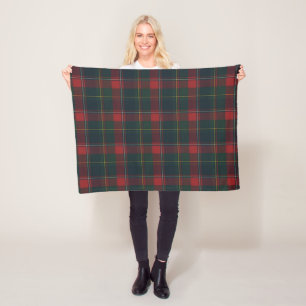 Province of Quebec Original Tartan Fleece Blanket