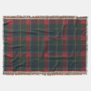 Province of Quebec Original Tartan Throw Blanket