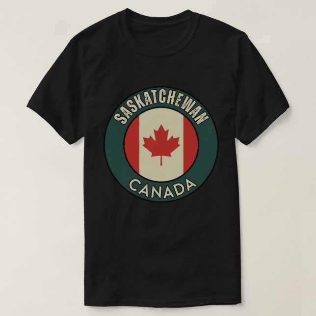 Province of Saskatchewan Canada T-Shirt (Design Front)