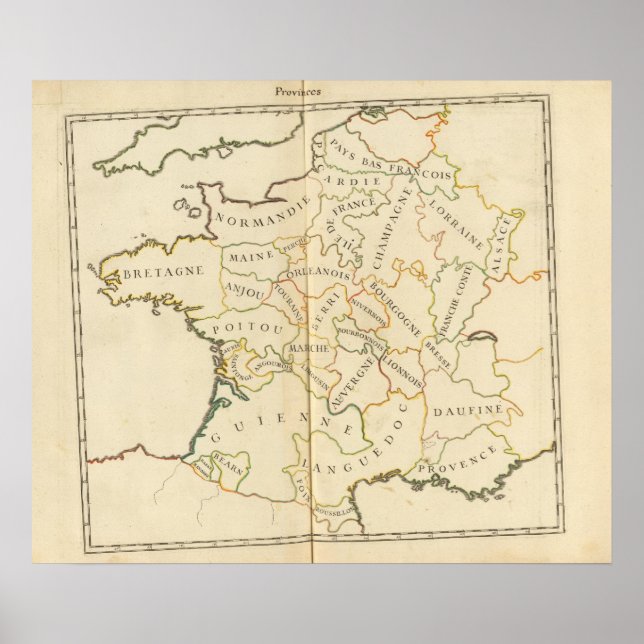 Provinces, France Poster (Front)