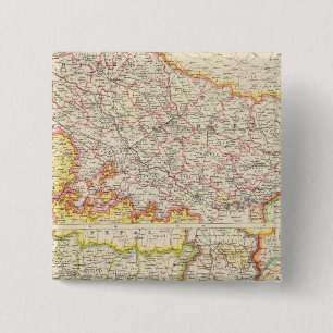 Provinces of the Lower Ganges 15 Cm Square Badge