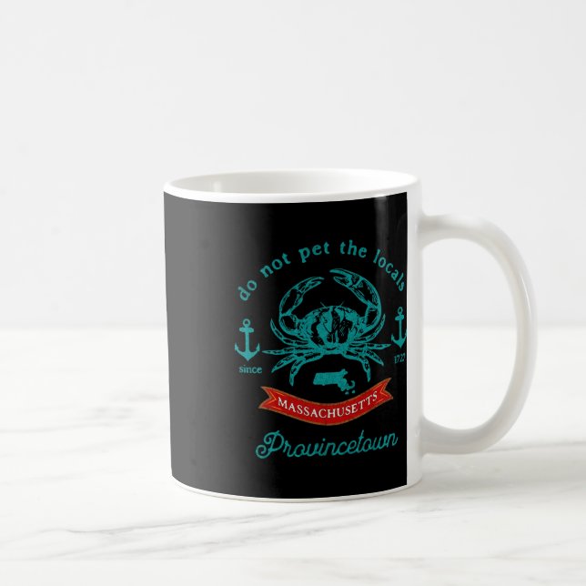 Provincetown Cape Cod M Crab Fishing Vacation Souv Coffee Mug (Right)