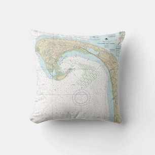 Provincetown Harbor Nautical Chart 13249 Cushion