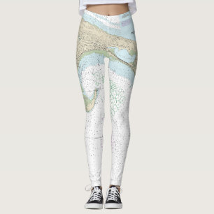 Provincetown Harbour Nautical Chart 13249 Leggings
