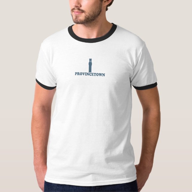 Provincetown "Lighthouse" Design. T-Shirt (Front)