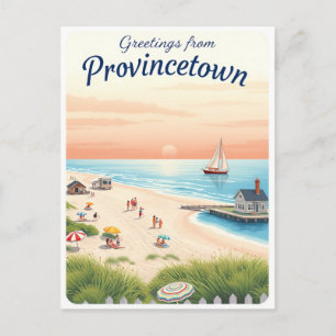 Provincetown, Massachusetts – Cape Cod Beaches Postcard