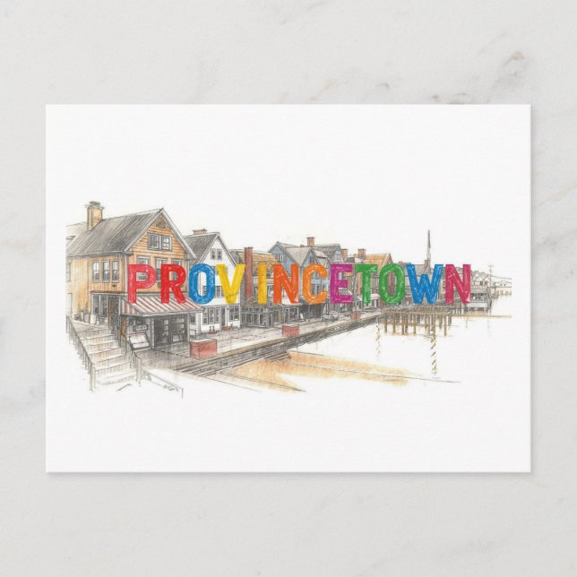 Provincetown, Massachusetts  Postcard (Front)