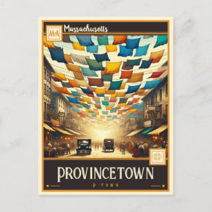 Provincetown, Massachusetts    Vintage Postcard