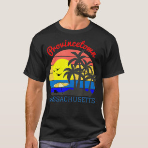 Provincetown, Massachusetts Vintage Retro Beach S T-Shirt