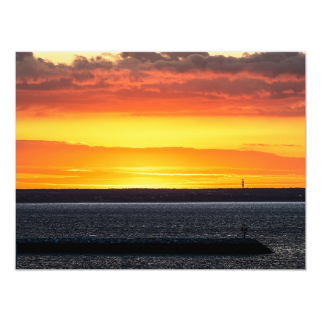 Provincetown sunrise photo print (Front)