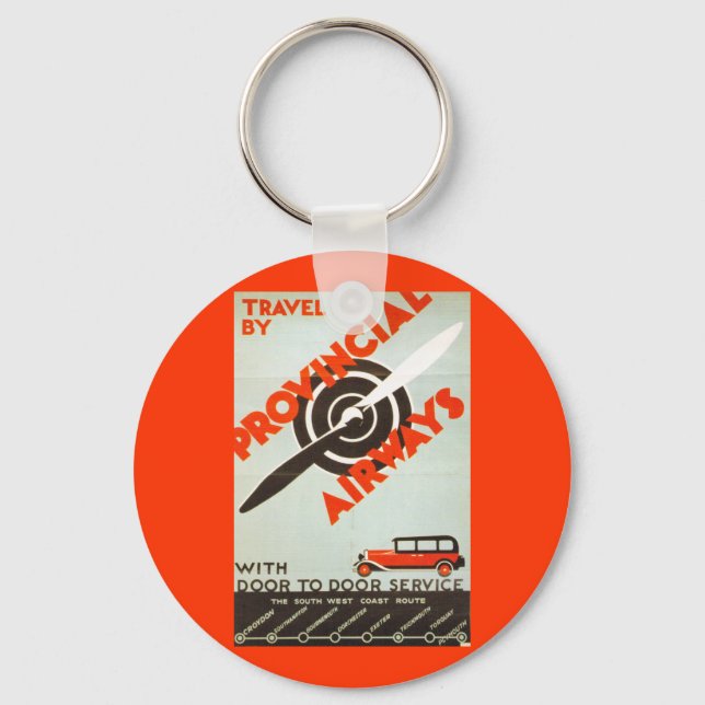 Provincial Airways Key Ring (Front)