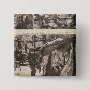 Provisions for soldiers & troops on Eastern 15 Cm Square Badge