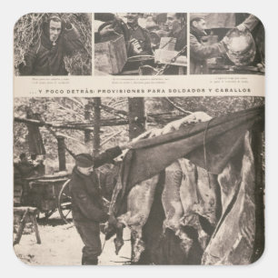 Provisions for soldiers & troops on Eastern Square Sticker