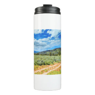 Provo River Valley in Uinta Mountains Thermal Tumbler