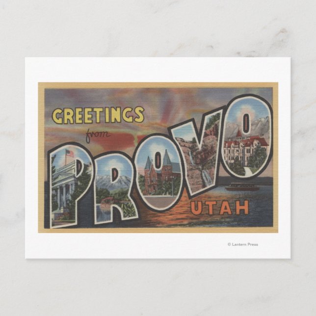 Provo, UtahLarge Letter ScenesProvo, UT 2 Postcard (Front)