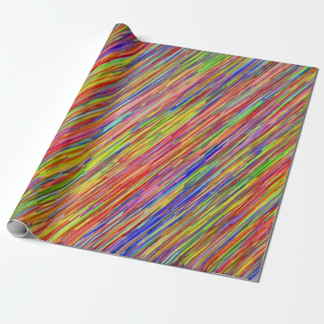 Provocated Slant Colourful Design Paper (Unrolled)