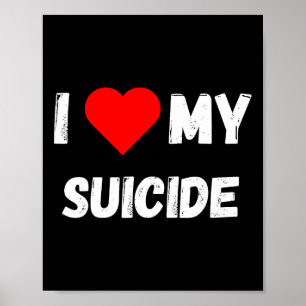 Provocative Suicide Awareness Activism Advocacy Poster