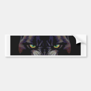 PROWLING PANTHER BUMPER STICKER