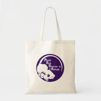 PRRR Purple Logo Tote Small