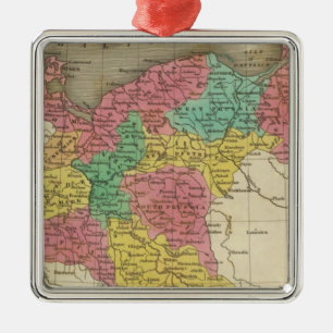 Prussia 2 metal tree decoration