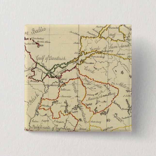 Prussia 3 15 cm square badge (Front)