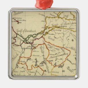 Prussia 3 metal tree decoration