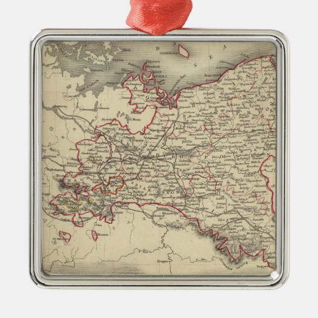 Prussia 5 metal tree decoration (Front)