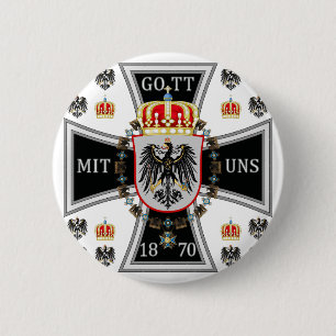 Prussia 6 Cm Round Badge