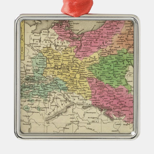 Prussia 6 metal tree decoration (Front)