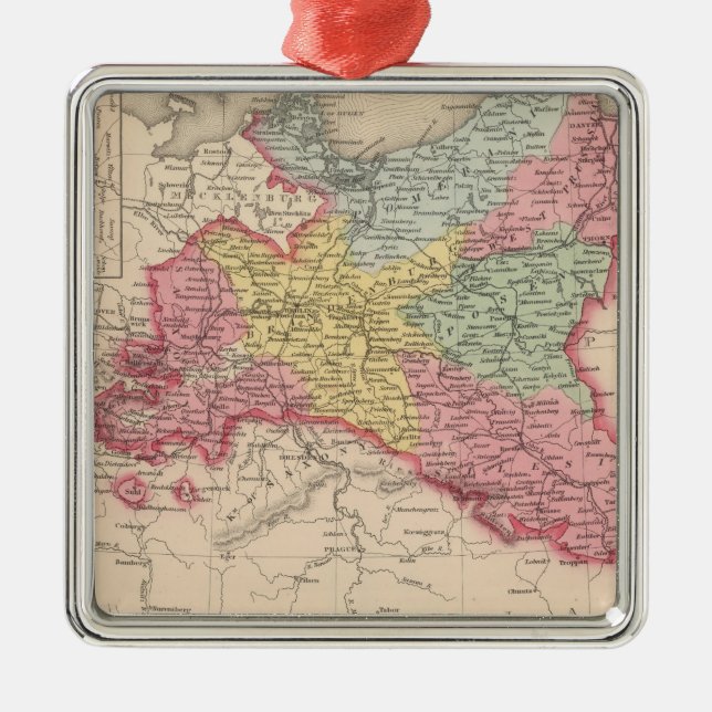 Prussia 7 metal tree decoration (Front)