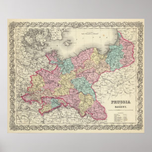 Prussia And Saxony Poster