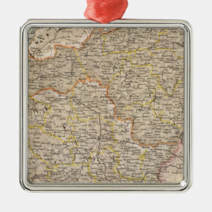 Prussia, Germany,  Poland 3 Metal Tree Decoration