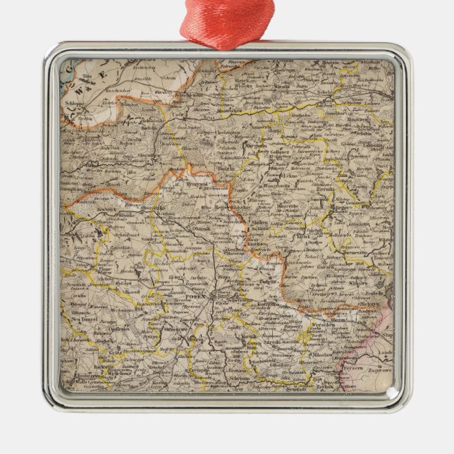 Prussia, Germany,  Poland 3 Metal Tree Decoration (Front)