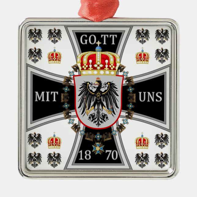 Prussia Metal Tree Decoration (Front)