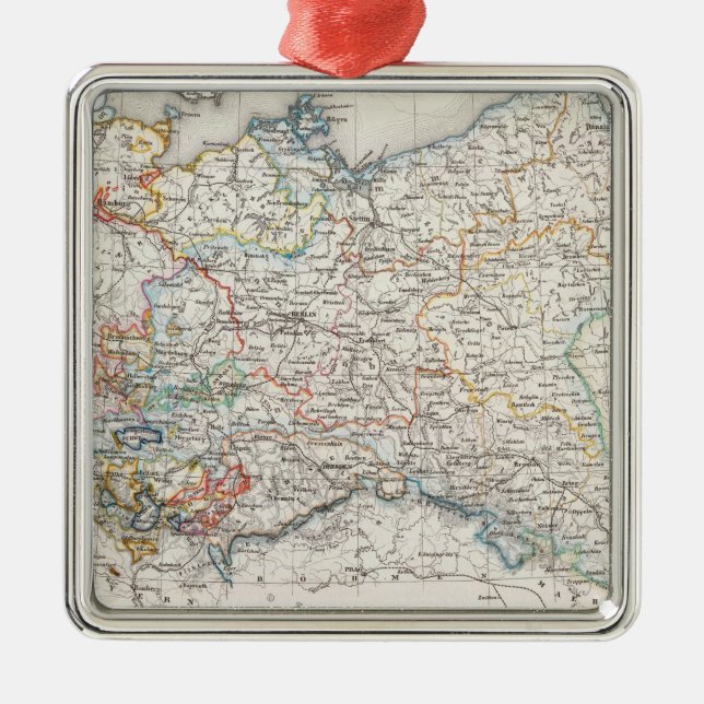 Prussia, Switzerland Metal Tree Decoration (Front)