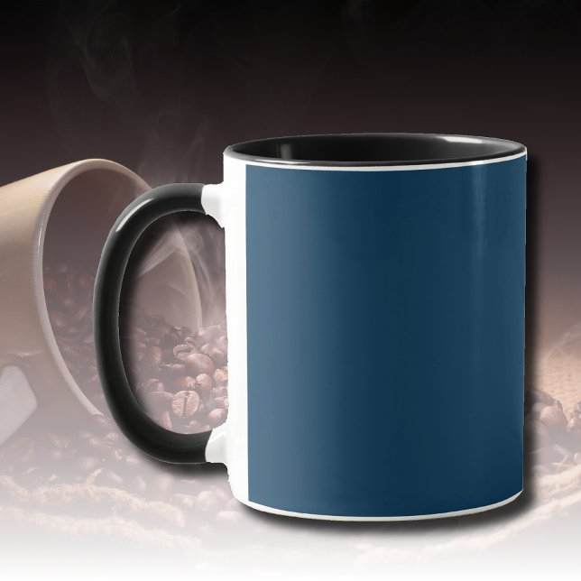Prussian Blue Solid Colour | Classic | Elegant Mug (Creator Uploaded)