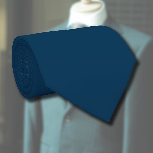 Prussian Blue Solid Colour | Classic | Elegant Tie (Creator Uploaded)