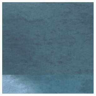 Prussian Blue Water-colour effect Fabric