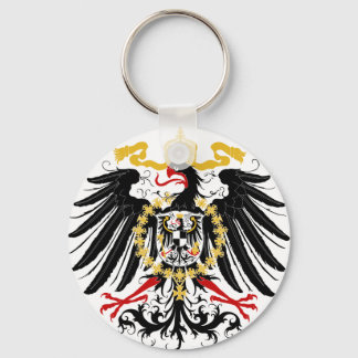 Prussian Eagle Red Black and Gold Key Ring