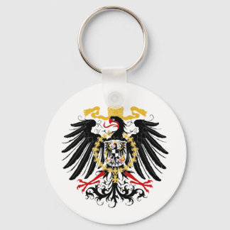 Prussian Eagle Red Black and Gold Key Ring